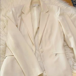Winter white business jacket